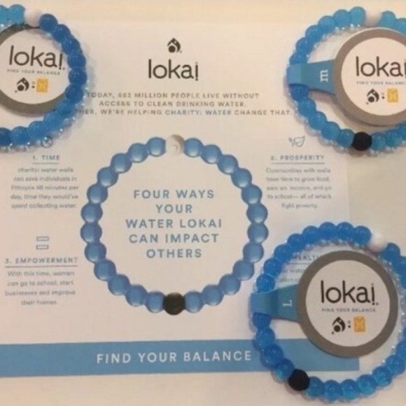 💧Lokai💧Blue Limited Edition💧Balance Bracelet💧 - Picture 6 of 8